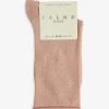 Falke Metallic Rolled-hem Stretch-woven Socks -Mode Charm Shop R04001703 BLOSSOM M