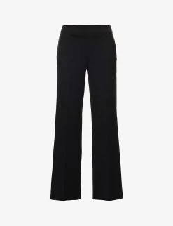 Spanx The Perfect Pant Mid-rise Wide-leg Rayon-blend Trousers