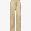 Luna Relaxed-fit Woven Trousers -Mode Charm Shop R04010836 CAMEL M