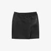 Ikks High-rise Button-detail Leather Mini Skirt