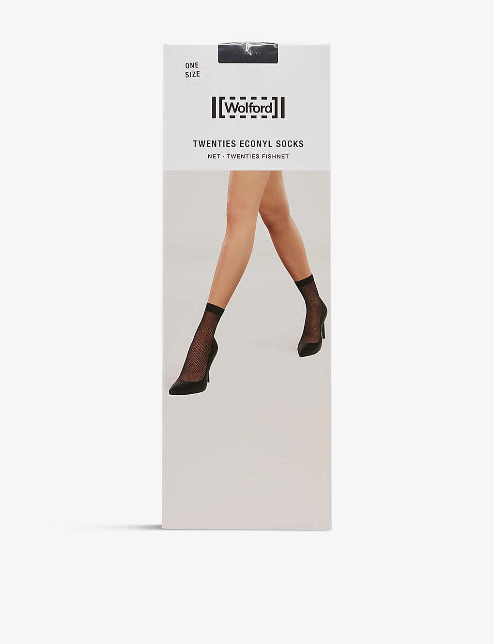 Wolford Twenties Fishnet Ankle-length Stretch-woven Socks 3 Wolford Twenties Fishnet Ankle-length Stretch-woven Socks