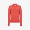 Reiss Nellie V-neck Knitted-woven Top 1 Reiss Nellie V-neck Knitted-woven Top -Mode Charm Shop R04068263 CORAL M