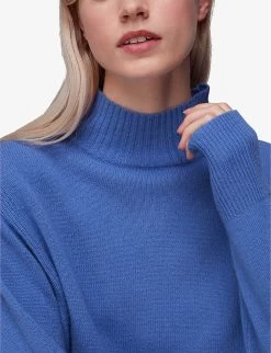 Whistles Ferne Wool Knitted Jumper 11 Whistles Ferne Wool Knitted Jumper -Mode Charm Shop R04068732 BLUE ALT04