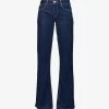 Paige Sonja High-rise Wide-leg Cotton-blend Jeans -Mode Charm Shop R04069701 MICHIRU M