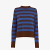 Whistles Stripe-detail Ribbed Wool Jumper -Mode Charm Shop R04071030 MULTICOLOURED M