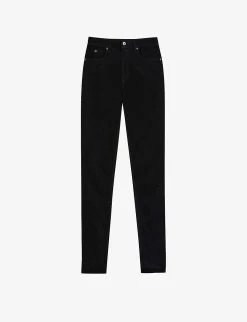 Ted Baker Livviah Skinny High-rise Stretch-velvet Jeans