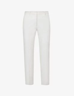 Joseph Coleman Straight-leg Mid-rise Stretch-cotton Trousers