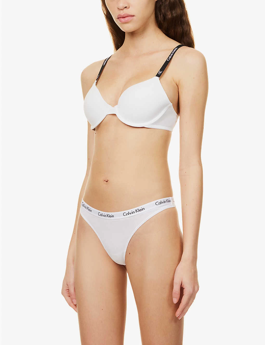 Calvin Klein 1996 Branded Underwired Stretch-cotton Bra 4 Calvin Klein 1996 Branded Underwired Stretch-cotton Bra - Image 2