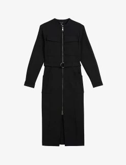 Ted Baker Hattei Zipped Woven Pencil Dress