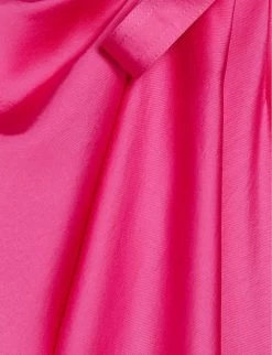 CLAUDIE PIERLOT Saphir Bow-detail Woven Wrap Skirt -Mode Charm Shop R04103373 ROSES ALT05