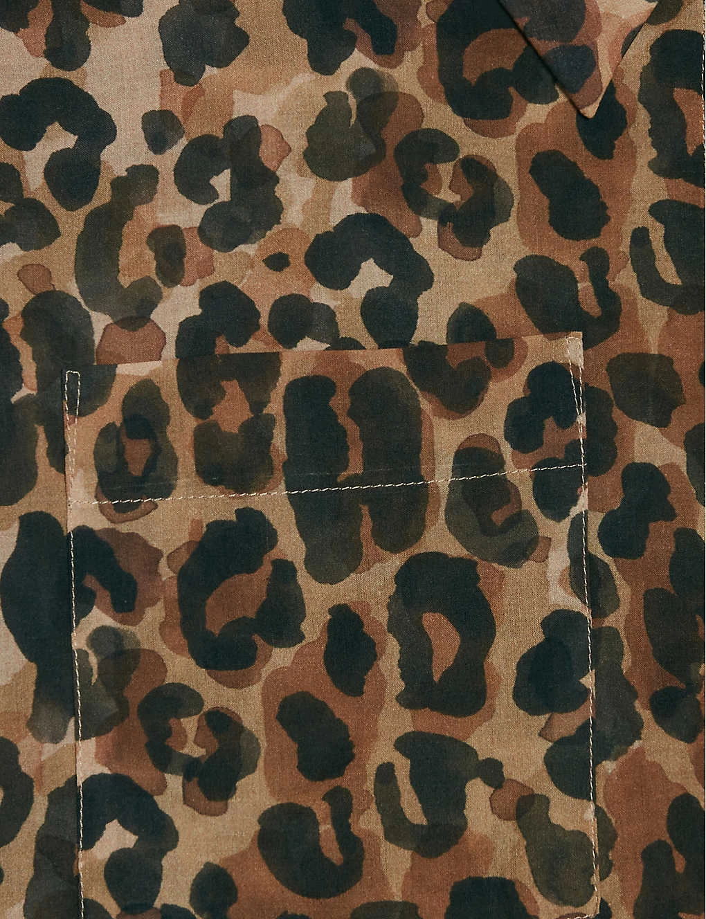 CLAUDIE PIERLOT Calisseleo Leopard-print Long-sleeve Cotton Shirt 7 CLAUDIE PIERLOT Calisseleo Leopard-print Long-sleeve Cotton Shirt - Image 5