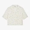 CLAUDIE PIERLOT Mimosa Woven Shirt -Mode Charm Shop R04103439 DIVERS M