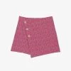 Maje Jolia Checked Asymmetric Tweed Mini Skirt -Mode Charm Shop R04103982 ROSES M