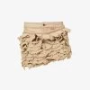 Jacquemus La Jupe De Nîmes Artichaut Ruffled Organic Denim Mini Skirt