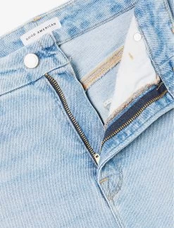 GOOD AMERICAN Good Curve Flared Mid-rise Stretch-denim Jeans -Mode Charm Shop R04125899 INDIGO436 ALT07