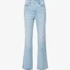 GOOD AMERICAN Good Curve Flared Mid-rise Stretch-denim Jeans