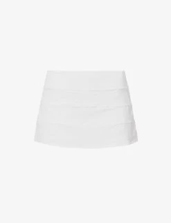 Lululemon Pace Rival Drawstring-waist Stretch-woven Mini Skirt