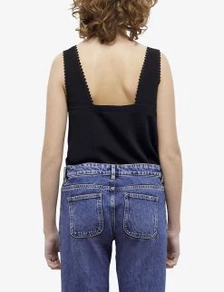 THE KOOPLES Low-rise Flared Denim Jeans -Mode Charm Shop R04129066 BLUE6 ALT03