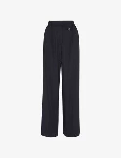 Whistles Tess Long-length Relaxed-fit Woven Trousers