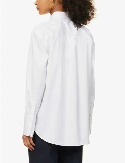 ME AND EM Relaxed-fit Cotton Shirt -Mode Charm Shop R04141821 WHITE ALT03
