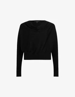 AllSaints Ridley Cropped Wool Jumper