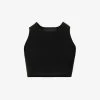 ESSENTIALS Sport Slim-fit Knitted Top -Mode Charm Shop R04142430 JETBLACK M