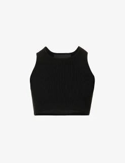 ESSENTIALS Sport Slim-fit Knitted Top