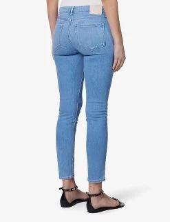 Paige Verdugo Ankle Faded-wash Skinny-fit Stretch-denim Jeans -Mode Charm Shop R04144129 SKYTOUCHDISTRESSED ALT03