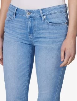 Paige Verdugo Ankle Faded-wash Skinny-fit Stretch-denim Jeans -Mode Charm Shop R04144129 SKYTOUCHDISTRESSED ALT04
