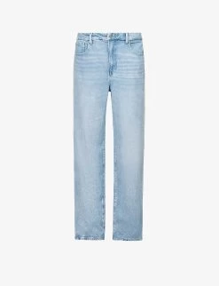 GOOD AMERICAN Good ‘90s Weightless Straight-leg Mid-rise Lyocell-blend Jeans
