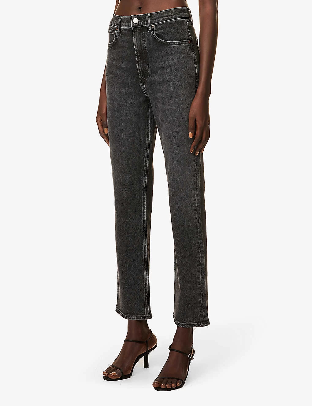 AGOLDE Stovepipe Straight-leg High-rise Stretch-denim Jeans 5 AGOLDE Stovepipe Straight-leg High-rise Stretch-denim Jeans - Image 3