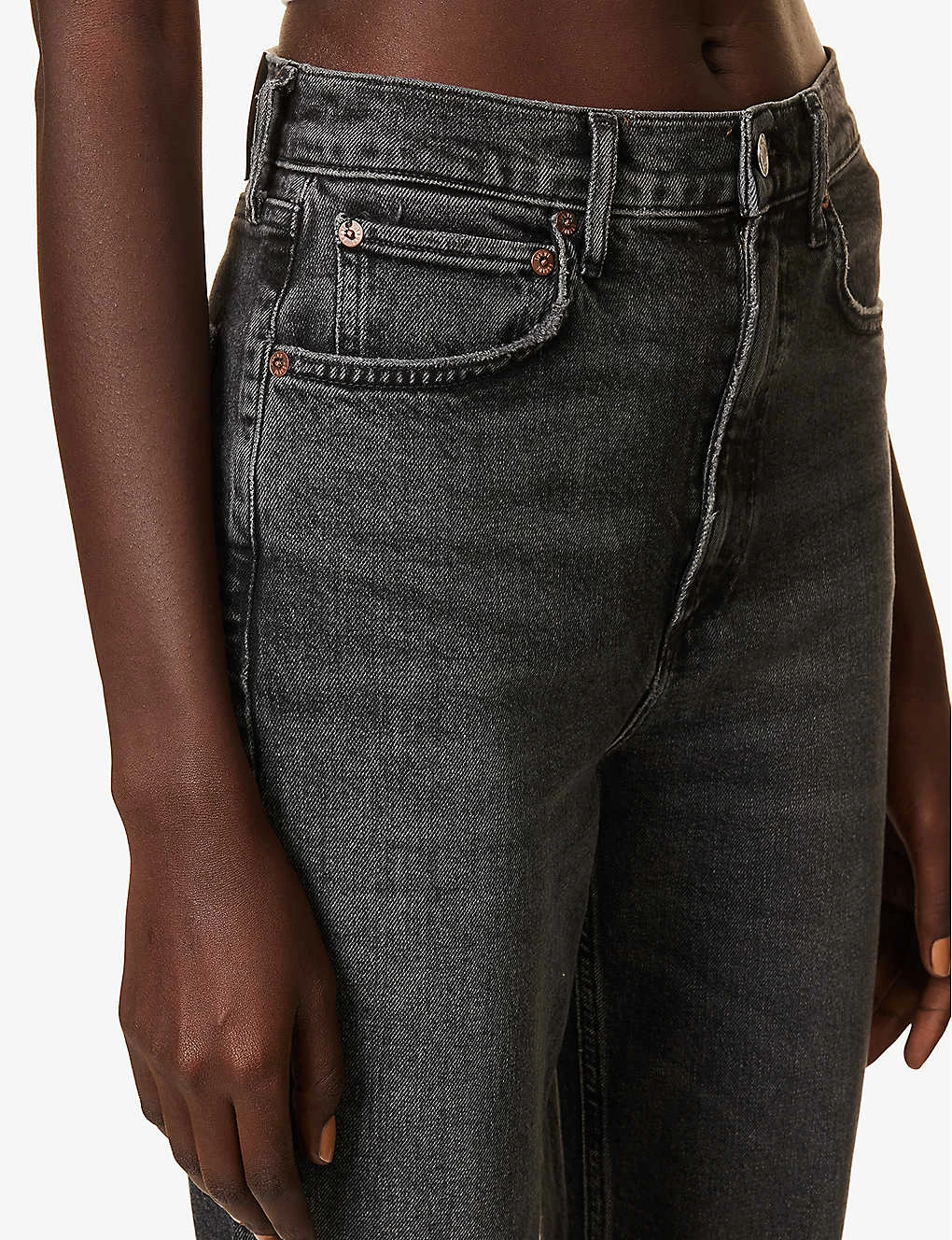 AGOLDE Stovepipe Straight-leg High-rise Stretch-denim Jeans 7 AGOLDE Stovepipe Straight-leg High-rise Stretch-denim Jeans - Image 5