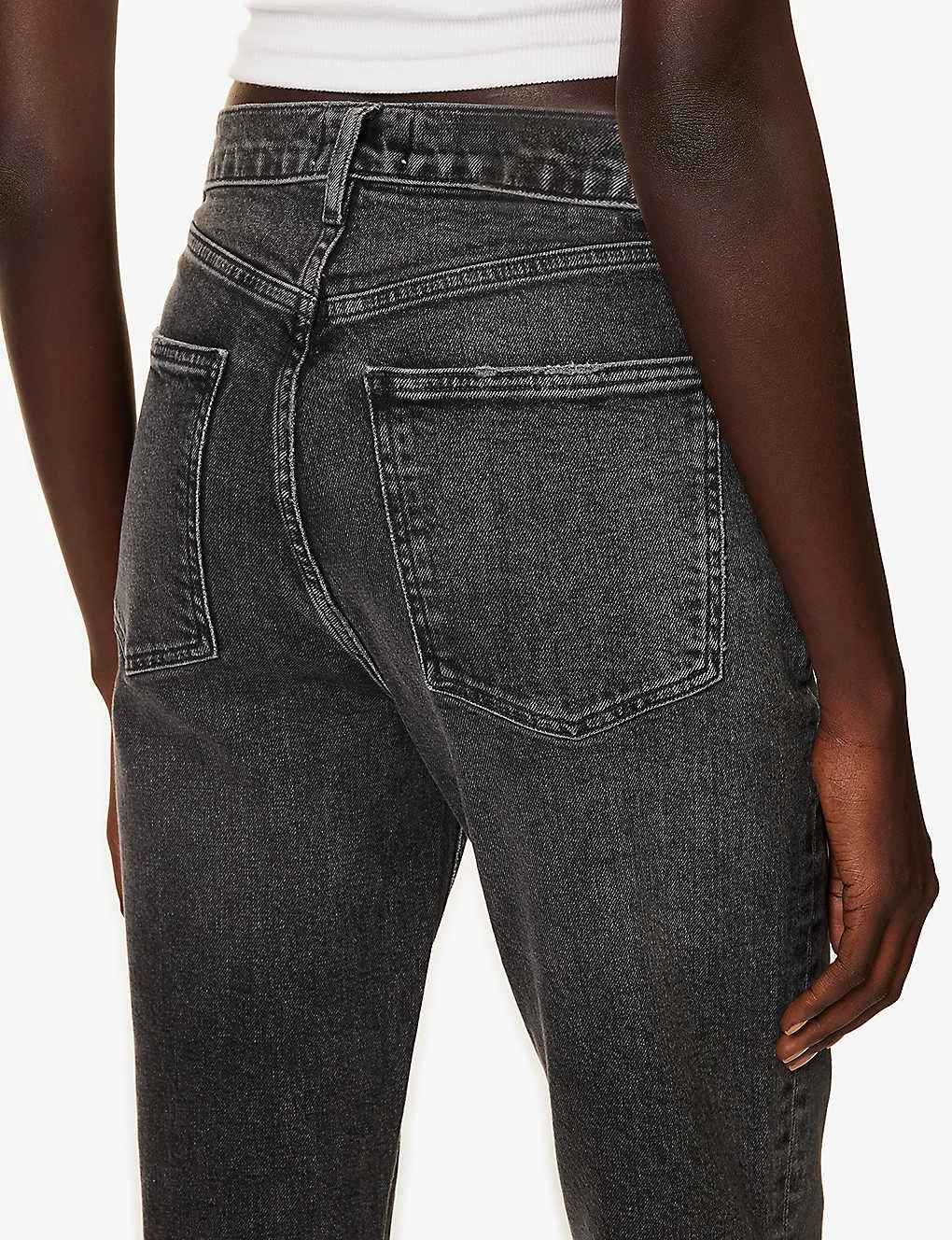 AGOLDE Stovepipe Straight-leg High-rise Stretch-denim Jeans 8 AGOLDE Stovepipe Straight-leg High-rise Stretch-denim Jeans - Image 6