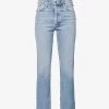 The Morgan Straight-leg High-rise Cotton-blend Jeans -Mode Charm Shop R04148542 WAYLANDPALEVINTIND M