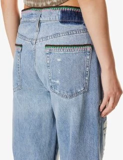 FRAME X Julia Sarr-Jamois Wide-leg High-rise Jeans -Mode Charm Shop R04149899 AIRWAVES ALT04