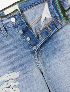 FRAME X Julia Sarr-Jamois Wide-leg High-rise Jeans -Mode Charm Shop R04149899 AIRWAVES ALT06