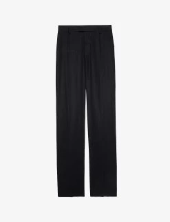 Zadig & Voltaire Peter Wide-leg High-rise Woven Trousers