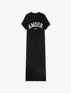 Zadig & Voltaire Zaid Amour Cotton T-shirt Dress