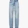 7 For All Mankind Tess Straight-leg High-rise Stretch-denim Jeans -Mode Charm Shop R04152110 ODETO M