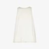 THEORY Sleeveless Relaxed-fit Satin Top -Mode Charm Shop R04152392 RICE M