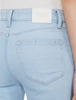 Paige Leenah Flared Mid-rise Denim-blend Jeans -Mode Charm Shop R04153161 INDIGOGLITZCOATING ALT05