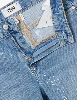 Paige Sabine Straight-leg Mid-rise Stretch-denim Jeans -Mode Charm Shop R04153162 ARTISTDISTRESSED ALT06