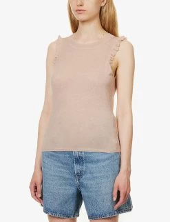 Paige Somi Sleeveless Knitted Top -Mode Charm Shop R04153179 LIGHTPINKSPARKLE ALT02
