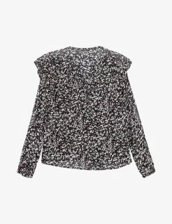 Ikks Abstract-print Woven Top