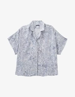 Ikks Paisley-patterned Relaxed-fit Woven Shirt