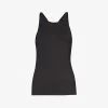 Select Sleeveless Stretch-jersey Top -Mode Charm Shop R04158217 BLACK M