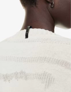 V-neck Patch-pocket Cotton Knitted Cardigan -Mode Charm Shop R04164418 NATURAL ALT05