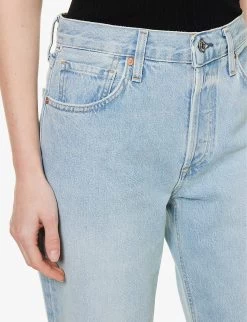CITIZENS OF HUMANITY Neve Straight-leg Low-rise Organic-cotton Denim Jeans 14 CITIZENS OF HUMANITY Neve Straight-leg Low-rise Organic-cotton Denim Jeans -Mode Charm Shop R04164576 SCOUTORGANIC ALT05