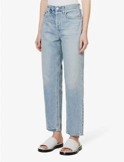 CITIZENS OF HUMANITY Devi Straight-leg Mid-rise Jeans -Mode Charm Shop R04164579 WEATHERLY ALT02