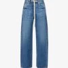 CITIZENS OF HUMANITY Brynn Wide-leg Mid-rise Organic-denim Jeans -Mode Charm Shop R04164585 ATLANTISMDINDIGO M
